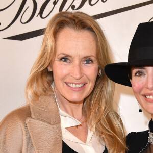 Estelle Lefébure, Caterina Murino - Présentation du court métrage "Tornando A Casa" à l'ambassade d'Italie à Paris le 21 mars 2023. © Veeren/Bestimage