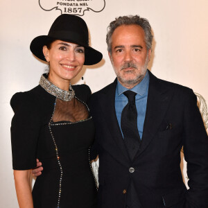 Caterina Murino, Philippe Camperio - Présentation du court métrage "Tornando A Casa" à l'ambassade d'Italie à Paris le 21 mars 2023. © Veeren/Bestimage