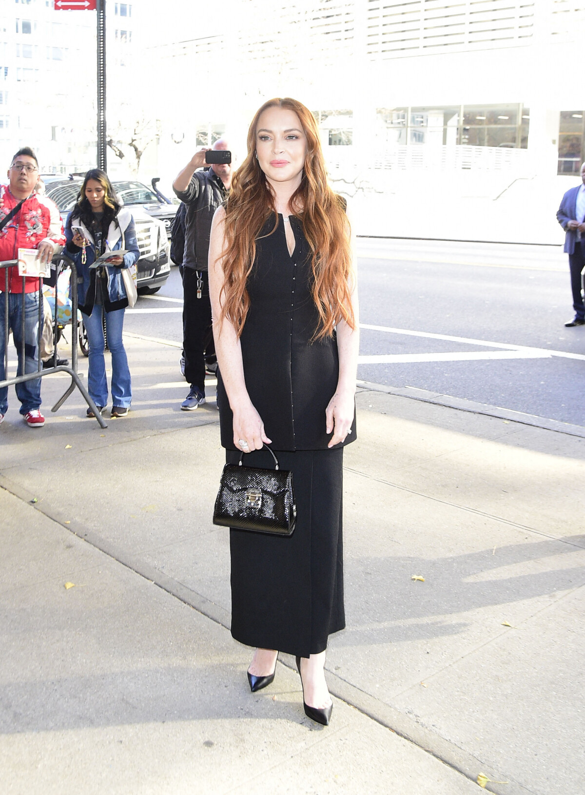 Photo Lindsay Lohan et sa soeur Ali arrivent aux studios de l