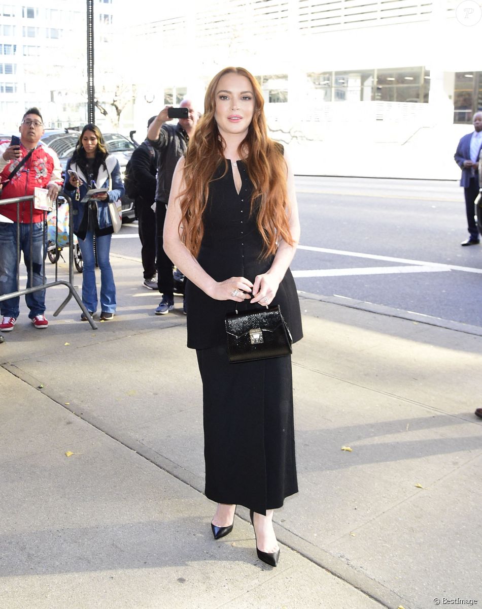 Lindsay Lohan et sa soeur Ali arrivent aux studios de l