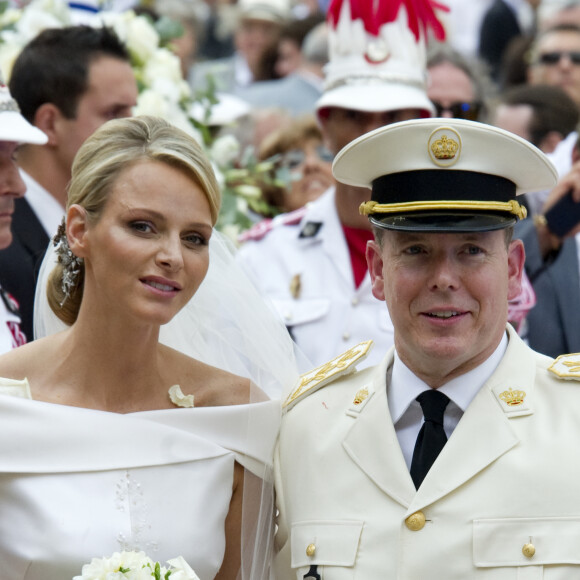 Un bonheur intact près de 12 ans après leur mariage !
Mariage religieux du prince Albert II de Monaco et de la princesse Charlène Wittstock le 2 juillet 2011