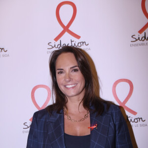 Julia Vignali - Soirée de lancement du Sidaction 2023 au théâtre Edouard VII à Paris le 6 mars 2023. © Rachid Bellak