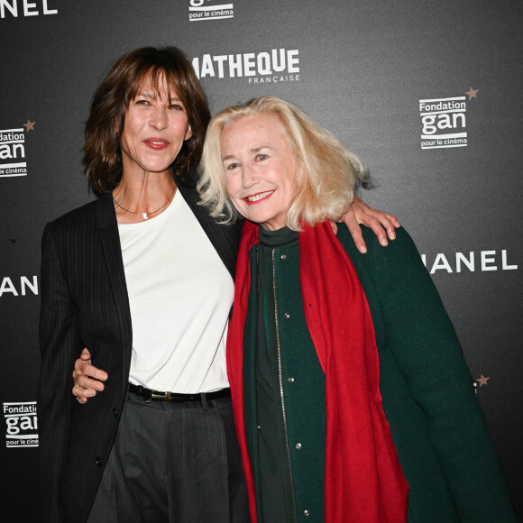 Sophie Marceau et Brigitte Fossey au photocall de l'avant-première du film "Une femme de notre temps" à la cinémathèque française à Paris, France, le 29 septembre 2022. © Coadic Guirec/Bestimage 