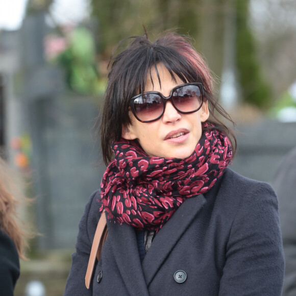 Sophie Marceau assiste aux obsèques de son ex-mari Andrzej Zulawski à Gora Kalwaria, près de Varsovie en Pologne le 22 février 2016. 