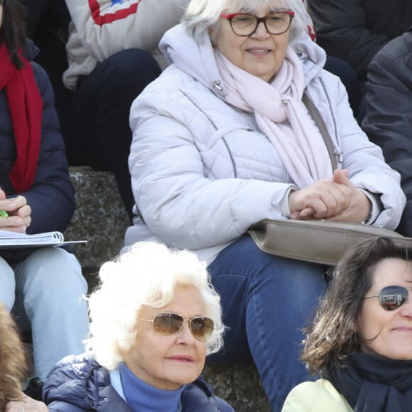 Exclusif - Anne d'Ornano - Inauguration de la "Promenade Claude Lelouch" qui porte désormais son nom en présence d'un public nombreux et de la famille du réalisateur à Villers-sur-Mer le 26 mars 2023. © Jack Tribeca / Bestimage