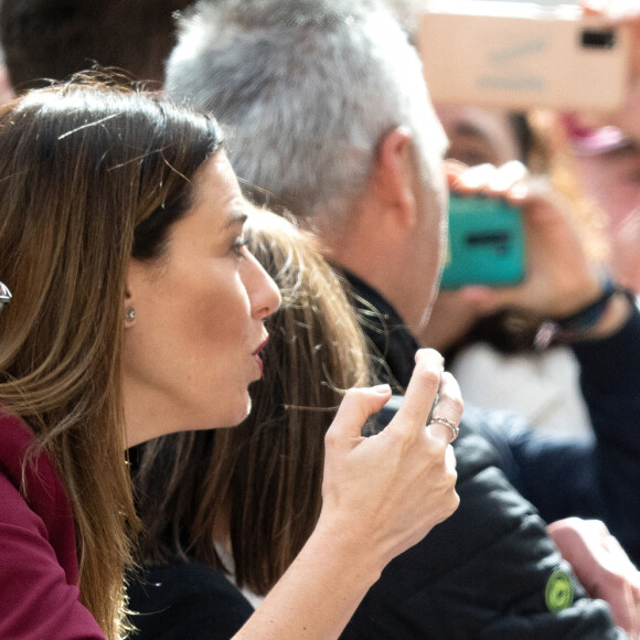 Le roi Felipe VI et la reine Letizia d'Espagne, assistent à l'ouverture du 9ème Congrès international de la langue espagnole à Cadix, le 27 mars 2023. 