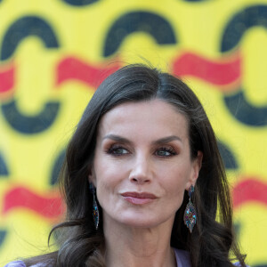 C'est une nouvelle apparition divine qu'a faite Letizia d'Espagne
Le roi Felipe VI et la reine Letizia d'Espagne, assistent à l'ouverture du 9ème Congrès international de la langue espagnole à Cadix. 