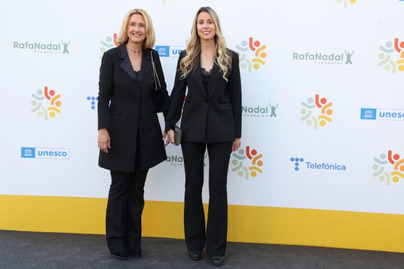 Ana Maria Parera et sa fille Maria Isabel Nadal (Mère et soeur du joueur de tennis) - Photocall de la première édition du "Rafa Nadal Foundation Awards" au Musée d'Art contemporain de Palma de Majorque. Le 27 mars 2023