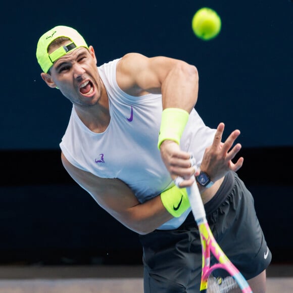 Rafael Nadal lors de l'Open de Tennis d'Australie 2023 à Melbourne. Le 5 janvier 2023 © Sydney Low-CSM / Zuma Press / Bestimage