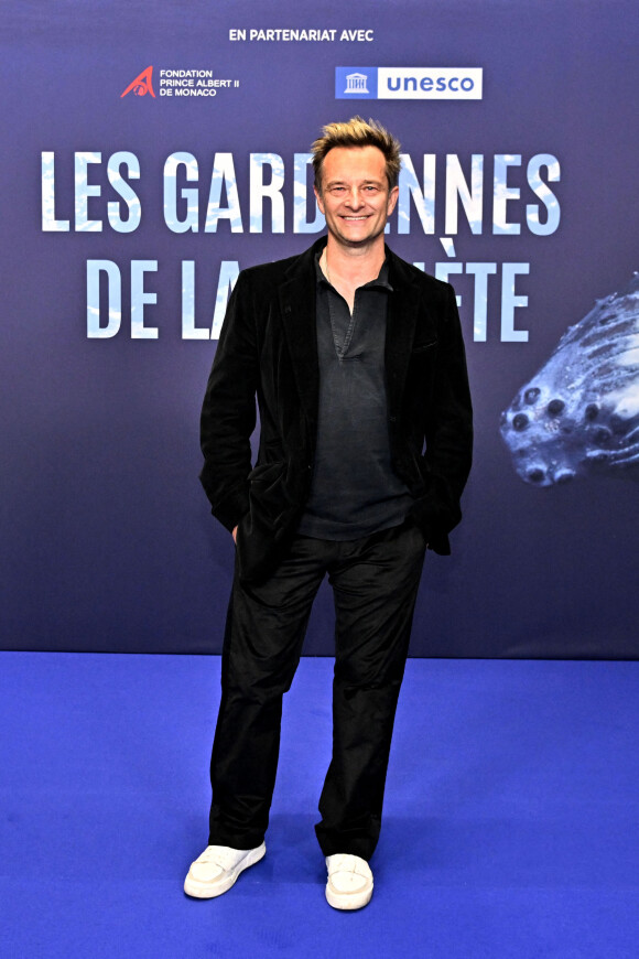 Il a déjà participé aux mythique 24h du Mans à huit reprises. 
David Hallyday durant l'avant première mondiale au Grimaldi Forum à Monaco, le 9 février 2023, du film "Les gardiennes de la planète" réalisé par Jean-Albert Lièvre et raconté par J.Dujardin.  © Bruno Bebert / Bestimage 