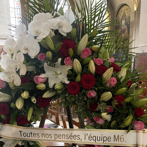 Obsèques de Marion Game en l'église Saint Roch à Paris le 31 mars 2023. 