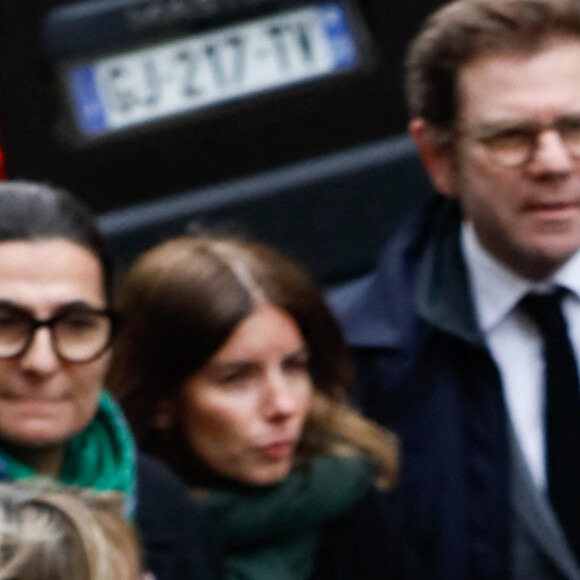 Frédéric Bouraly - Obsèques de Marion Game en l'église Saint Roch à Paris le 31 mars 2023. 