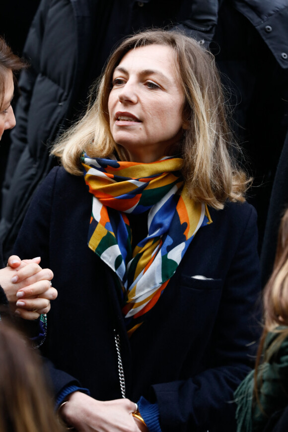 Amélie Etasse - Obsèques de Marion Game en l'église Saint Roch à Paris le 31 mars 2023. 