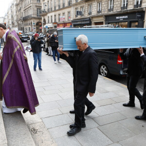 Obsèques de Marion Game en l'église Saint Roch à Paris le 31 mars 2023. 