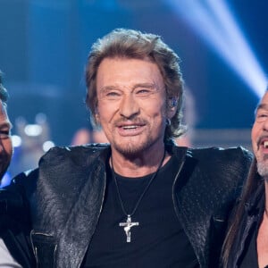 Christophe Mae et Florent Pagny dans "Ce soir on chante les tubes 2013", diffusée le 3 janvier 2014 sur TF1