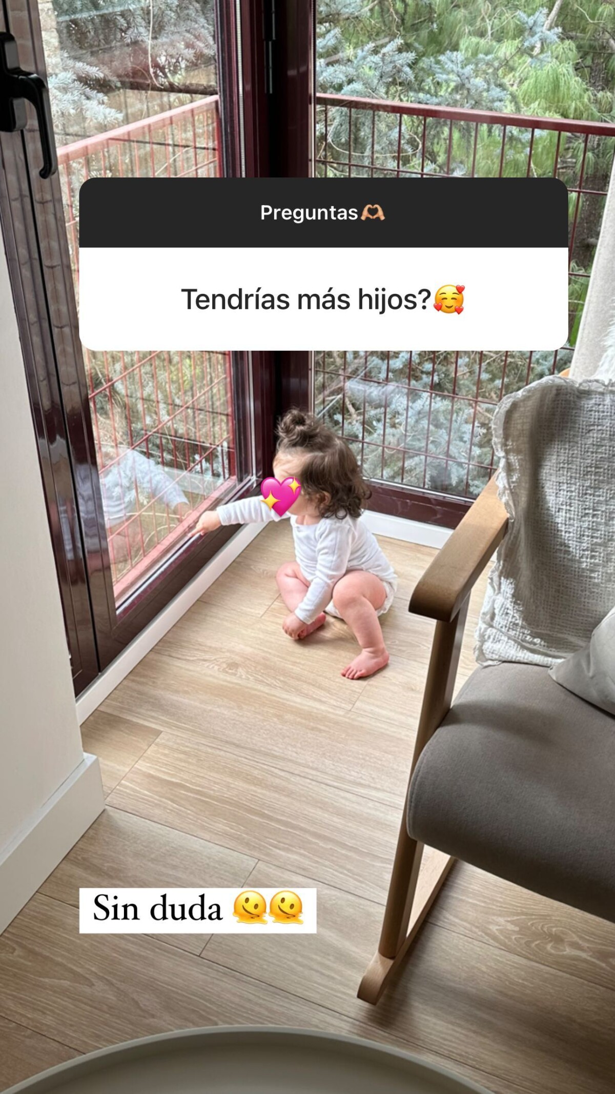 Photo : Karen Goncalves explique aussi qu'elle veut avoir d'autres enfants. "Sans aucun doute