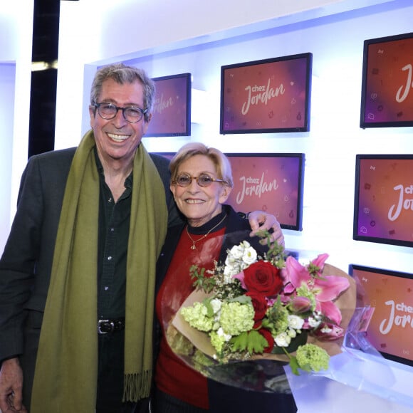 Exclusif - Patrick Balkany et Isabelle Balkany - Enregistrement de l'émission "Chez Jordan" à Paris le 28 mars 2023. © Cédric Perrin/Bestimage