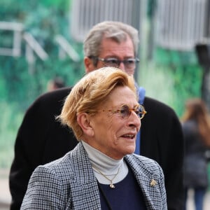 Isabelle Balkany - Obsèques de Päl Sarkozy de Nagy Bocsa, le père de Nicolas Sarkozy, en l'église Saint-Jean Baptiste à Neuilly sur Seine le 9 mars 2023. © Dominique Jacovides / Bestimage