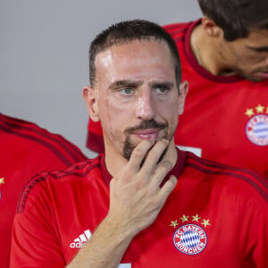 Info - Franck Ribéry cambriolé - Franck Ribéry - Présentation officielle de l'équipe du Bayern de Munich à Munich le 16 juillet 2015.