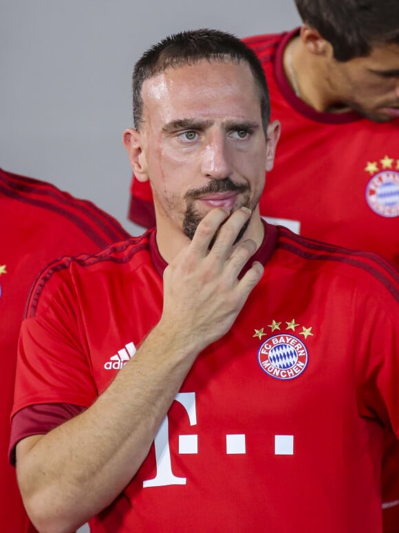 Info - Franck Ribéry cambriolé - Franck Ribéry - Présentation officielle de l'équipe du Bayern de Munich à Munich le 16 juillet 2015.