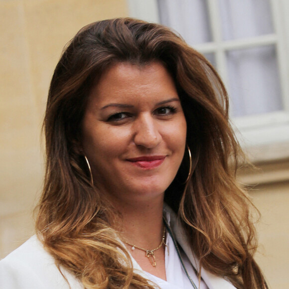 Marlène Schiappa, secrétaire d'Etat, chargée de l'Économie sociale et solidaire et de la Vie associative lors d'une réunion de travail après le lancement du conseil national de la refondation (CNR) à l'hôtel Matignon à Paris le 15 septembre 2022. © Panoramic / Bestimage 