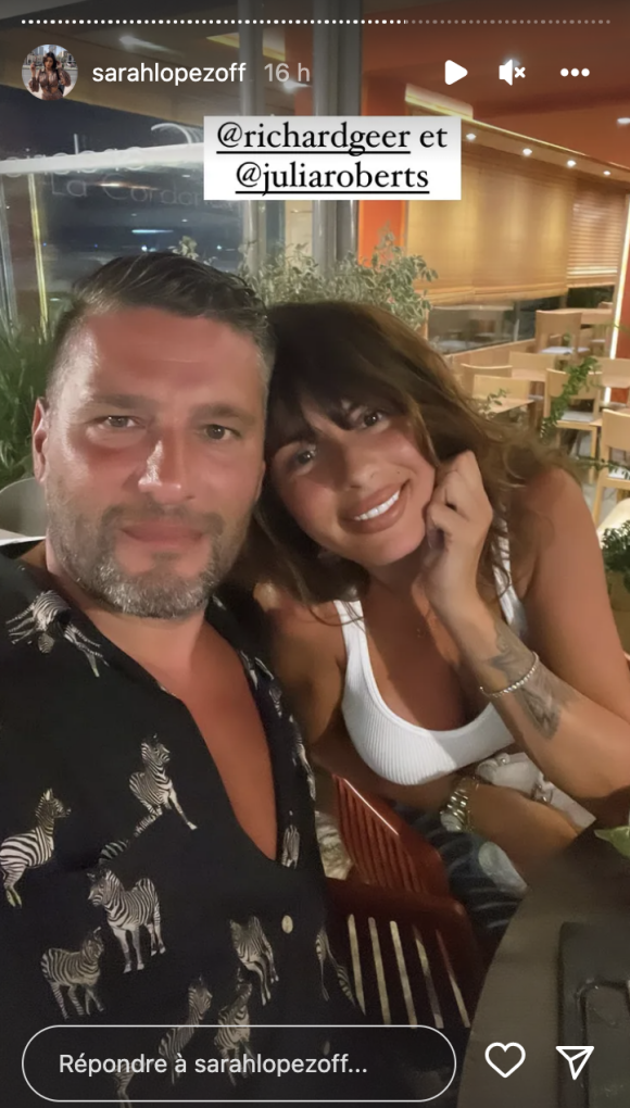 Avec son compagnon Gérald Martinez, elle a en effet accueilli une petite fille.
Sarah Lopez a retrouvé l'amour auprès du restaurateur Gerald Martinez - Instagram