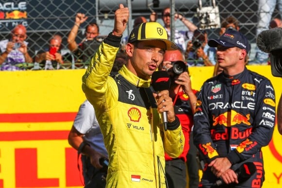 Charles Leclerc - Essais et qualifications au Grand Prix de Formule 1 d'Italie à Monza le 10 septembre 2022.  