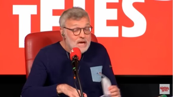 Laurent Ruquier - Emission "Les Grosses Têtes", sur RTL, diffusé sur Paris Première le 7 avril 2023.