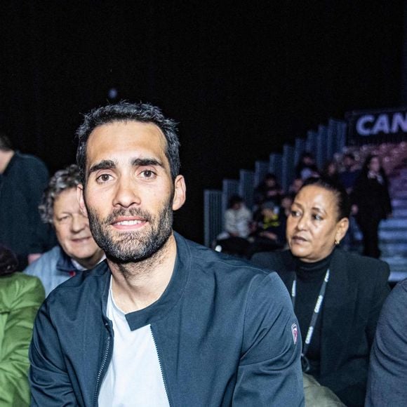 Martin Fourcade - Les célébrités assistent au combat international de boxe poids lourd de 10 rounds opposant le français Tony Yoka au français d'origine camerounaise Carlos Takam au Zénith de Paris, France, le 11 mars 2023. © Baptiste Autissier/Panoramic/Bestimage 