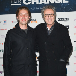 Victor Castanet et Gilbert Melki - 12e édition du Festival "Cinema for Change" au Grand Rex à Paris le 11 avril 2023. © Coadic Guirec/Bestimage