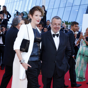 Natacha Polony et son mari Périco Légasse - Montée des marches du film "The Little Prince" (Le Petit Prince) lors du 68 ème Festival International du Film de Cannes, à Cannes le 22 mai 2015. 