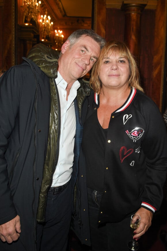 Bruno Gaccio et Michèle Bernier à la générale du woman show "Vive Demain !" de Michèle Bernier au théâtre des Variétés à Paris le 28 janvier 2019. © Coadic Guirec/Bestimage