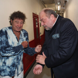 Exclusif - Robert Charlebois et Éric Dupond-Moretti - Concert de Robert Charlebois, "Robert en CharleboisScope" au Grand Rex à Paris, le 2 avril 2023. © Bertrand Rindoff / Bestimage