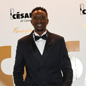 Ahmed Sylla - Photocall au Fouquet's après la 48ème cérémonie des César à Paris © Coadic Guirec / Bestimage 