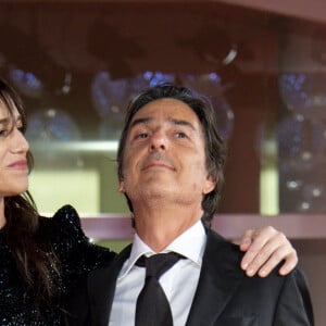 Charlotte Gainsbourg, Yvan Attal à la première de "Les Choses Humaines" au 78ème Festival International du Film de Venise (Mostra), le 9 septembre 2021. 