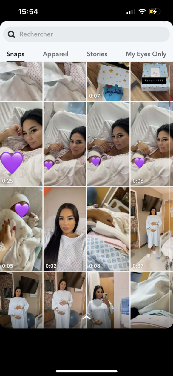Milla Jasmine apporte des preuves de sa grossesse sur Snapchat.