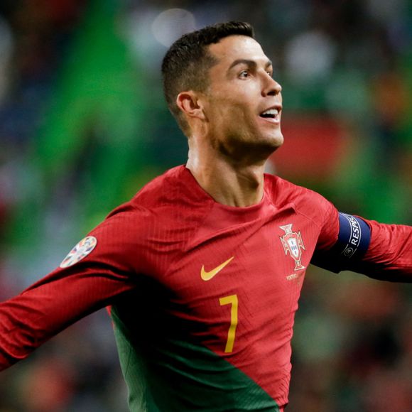 Cristiano Ronaldo lors du match des qualifications européennes entre le Portugal et le Liechtenstein à Lisbonne, Portugal le 23 mars 2023.