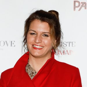 Exclusif - Marlène Schiappa - Photocall du gala des 10 ans de l'association "Juste Humain" au Paradis Latin à Paris le 04 avril 2023. © Christophe Clovis / Bestimage 