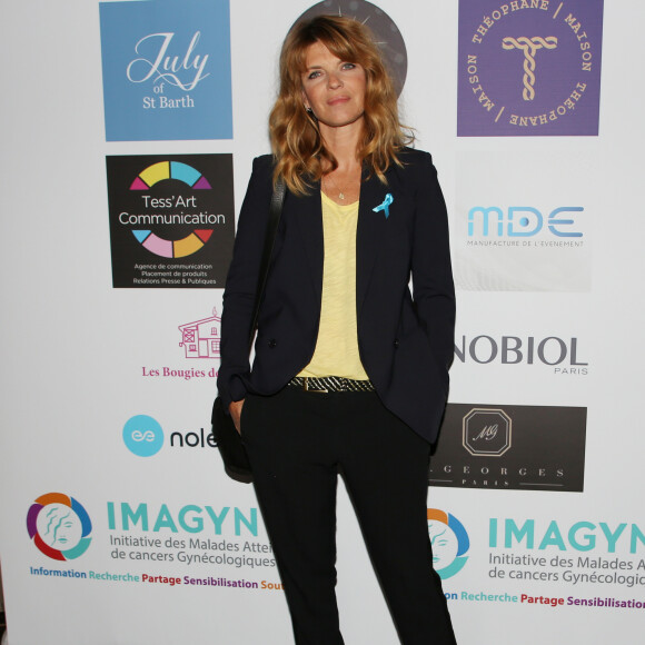 Exclusif - Gwendoline Hamon (marraine de l'association IMAGYN) à la 5ème édition du cocktail "A Claudine" au profit de l'association IMAGYN (Initiative des Malades Atteintes de cancers GYNécologiques) dans le cadre Octobre Rose au restaurant M Georges à Paris, France, le 15 octobre 2018. IMAGYN (Initiative des Malades Atteintes de cancers GYNécologiques) est une association, créée en 2014 par une dizaine de patientes atteintes de cancers gynécologiques. Elles ont joint leurs forces en partant de la même réflexion : "Il n'y avait aucune association en France pour réunir les patientes atteintes de cancers gynécologiques". IMAGYN était née !. © Denis Guignebourg/Bestimage
