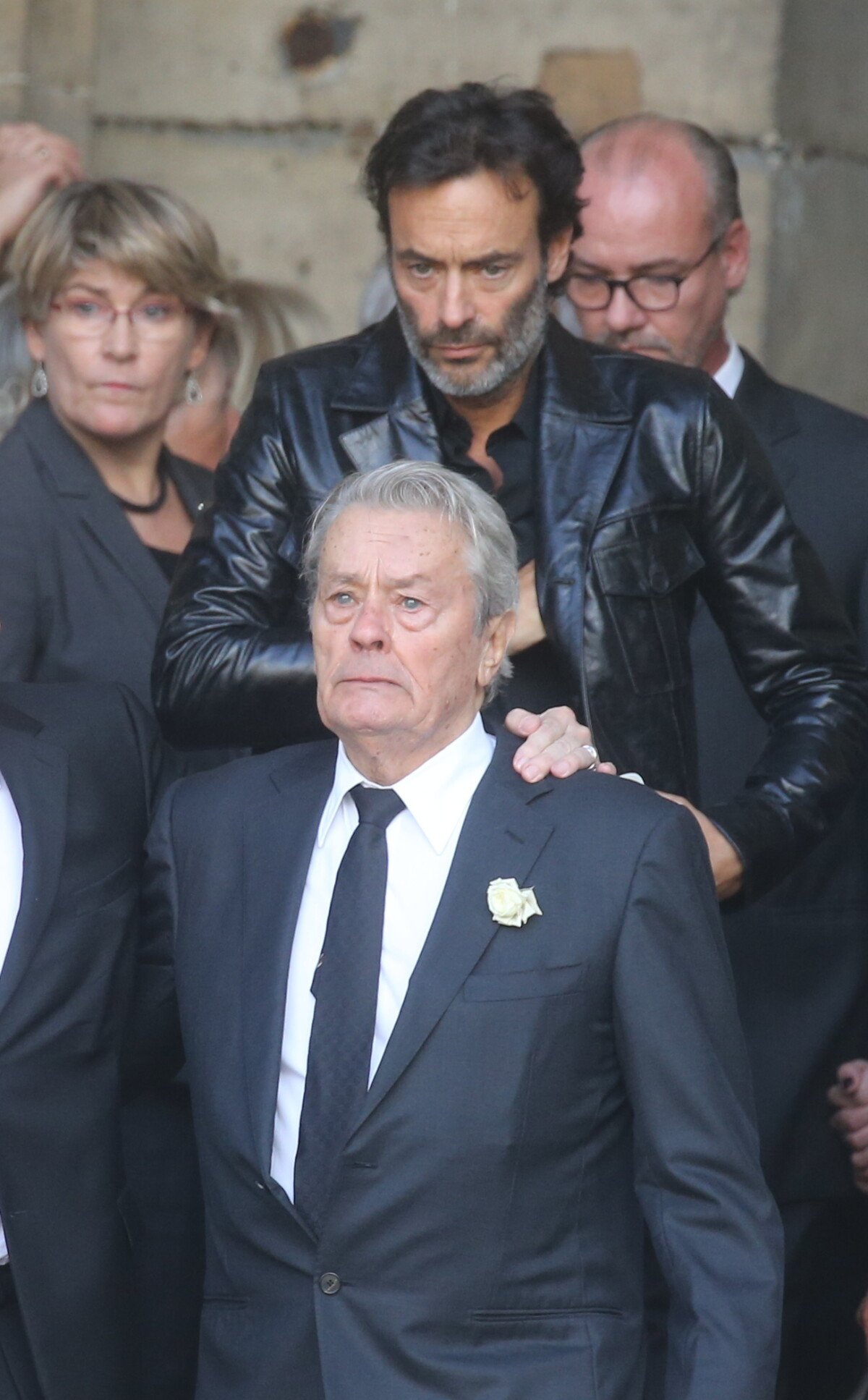 Photo : Alain Delon, Anthony Delon, le fils de Pascal Desprez - Sorties ...