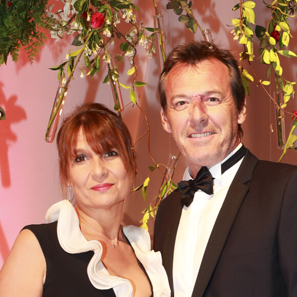 Jean-Luc Reichmann et sa femme Nathalie - Gala du 75ème Grand Prix de Monaco le 28 mai 2017. © Claudia Albuquerque/Bestimage