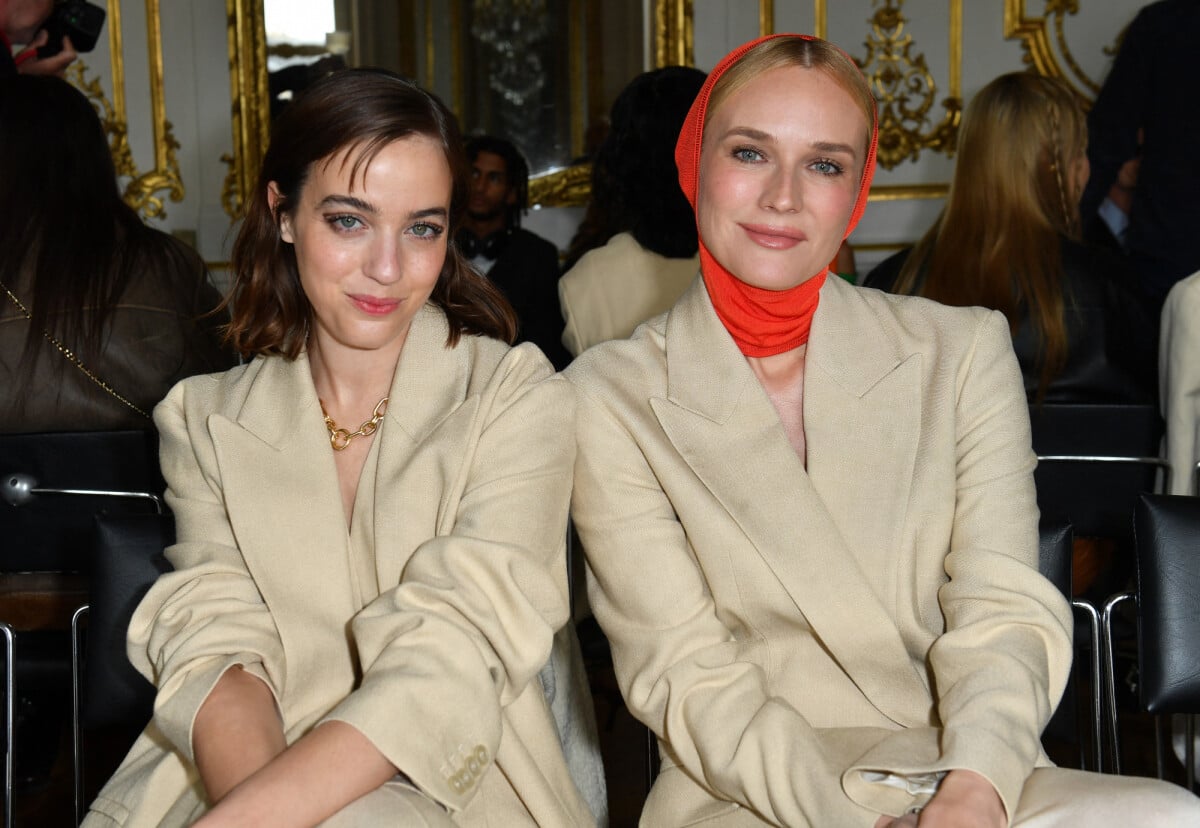 Photo : Beatrice Granno et Diane Kruger - Défilé de mode de la nouvelle