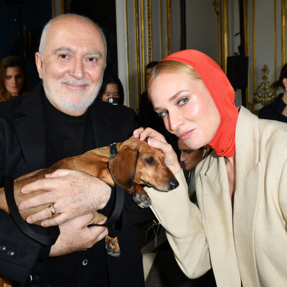 Fernando Ruis et Diane Kruger - Défilé de mode de la nouvelle collection COS Atelier printemps-été 2023 à l'Hôtel d'Evreux à Paris. Le 26 avril 2023 © Veeren-Perusseau / Bestimage 