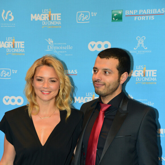 Virginie Efira et son compagnon Mabrouk El Mechri assistent à la 4ème Cérémonie des Magritte du Cinéma, au Square à Bruxelles. Belgique, Bruxelles, 1/02/2014
