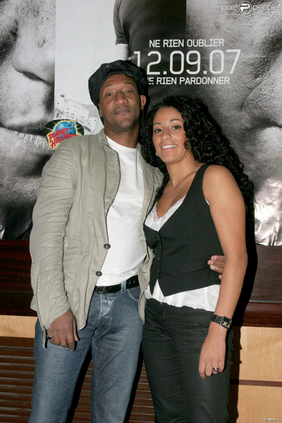 Edouard Montoute et sa compagne Loubna - Purepeople