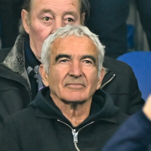 Raymond Domenech - People dans les tribunes du match de football de la Coupe de France "Nantes vs Toulouse" au Stade de France à Paris. Le 29 avril 2023 © Federico Pestellini / Panoramic / Bestimage