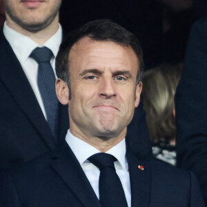 Emmanuel Macron était venu en famille pour la finale de la Coupe de France, puisque son frère Laurent était présent.
Le président de la république Francaise Emmanuel Macron lors du match de football de la Coupe de France "Nantes vs Toulouse" au Stade de France à Paris. © Cyril Moreau / Bestimage 