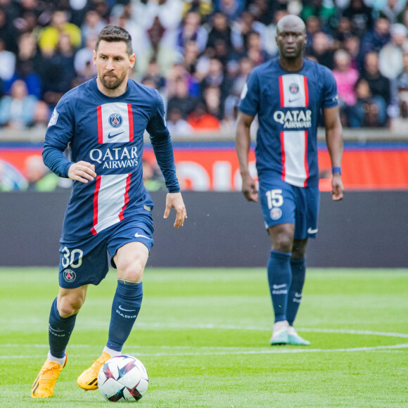 Lionel Messi (Paris SG) - Match de Ligue 1 Uber Eats Paris SG - FC Lorient (1-3) au Parc des Princes à Paris, France le 30 Avril 2023. © Baptiste Autissier / Panoramic / Bestimage