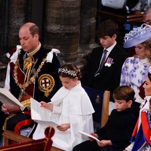 Il a ensuite été sorti en toute discrétion. 
Le prince William, prince de Galles, et Catherine (Kate) Middleton, princesse de Galles, La princesse Charlotte de Galles, Le prince Louis de Galles - Les invités à la cérémonie de couronnement du roi d'Angleterre à l'abbaye de Westminster de Londres, Royaume Uni, le 6 mai 2023. 