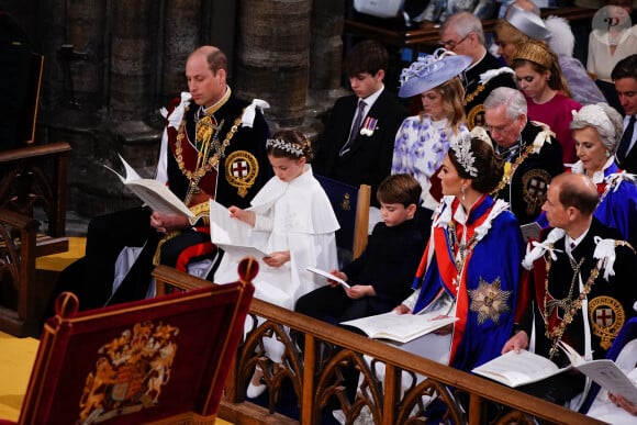 Il a ensuite été sorti en toute discrétion. 
Le prince William, prince de Galles, et Catherine (Kate) Middleton, princesse de Galles, La princesse Charlotte de Galles, Le prince Louis de Galles - Les invités à la cérémonie de couronnement du roi d'Angleterre à l'abbaye de Westminster de Londres, Royaume Uni, le 6 mai 2023. 